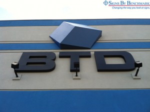 Signs By Benchmark 3D projecting logo sign