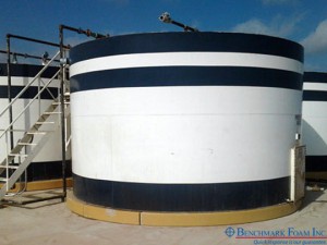 Installed Benchmark Foam patented Interlocking Tank Pad