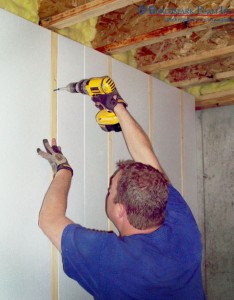 Benchmark Foam Prefirred Insulation for Finishing Interior Concrete Wall
