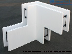 New Benchmark Foam One-Piece Corners for ICF Insulated Concrete Forms