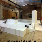 Benchmark Foam geofoam as fill to level sunken room